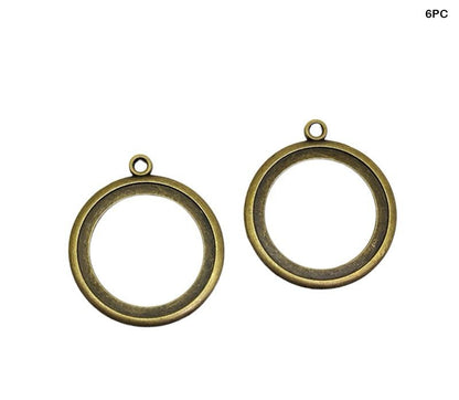 Vintage Pendent Base - 6 pieces Design - 16