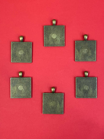 Vintage Pendent Base - 6 pieces Design - 18