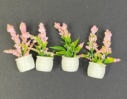 Vase / Pot / Plant - Miniature- 4 pieces , Design – 711