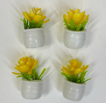 Vase / Pot / Plant- Miniature- 4 pieces , Design – 738