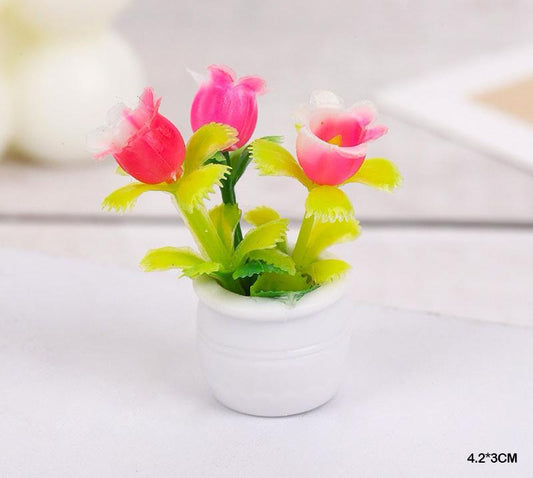 Vase / Pot / Plant - Miniature- 4 pieces , Design – 739