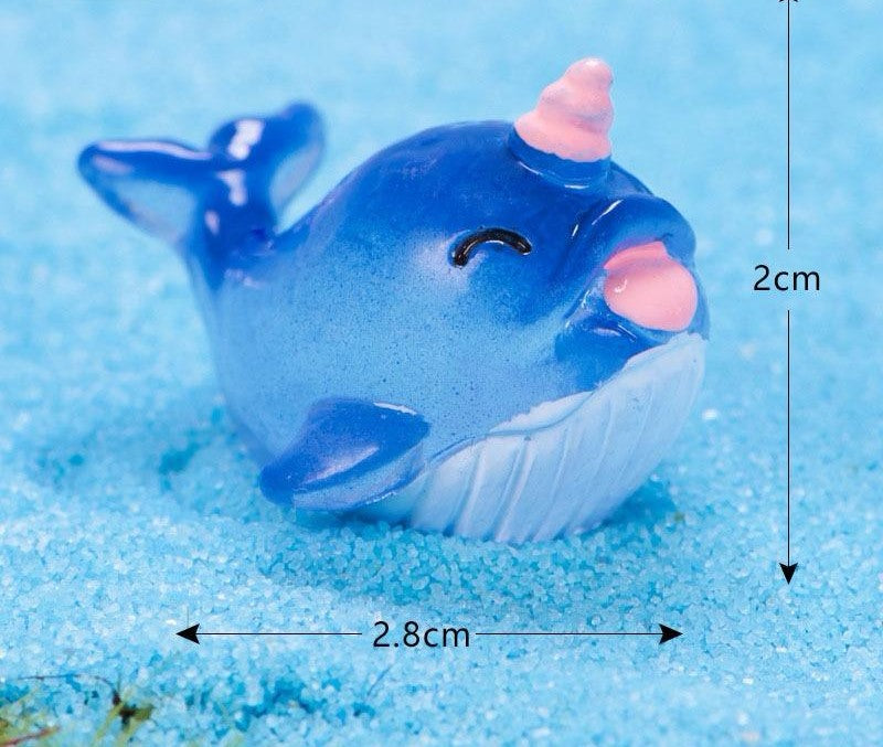 Whale Miniature- 2 pieces , Design - 777