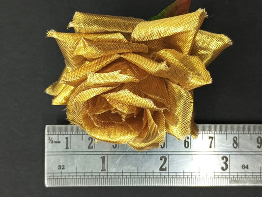 Velvet ROSES- 20 pieces shade - Golden  , Silver