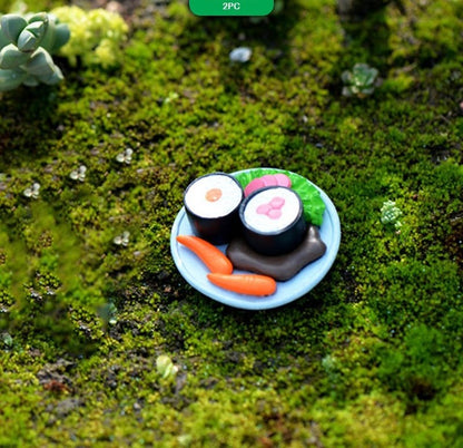 Sushi / Food Miniature- 2 pieces , design - 807