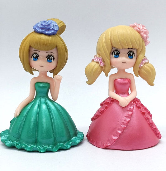 Princess / Girl Miniature - 2 piece D - 808