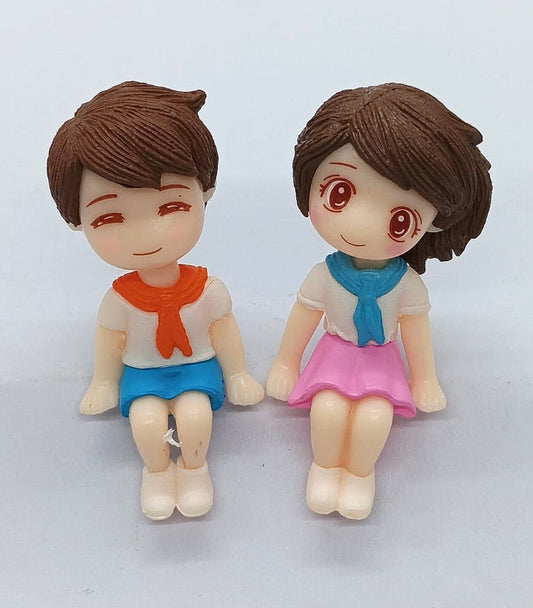 School couple Miniature - 2 piece D - 809