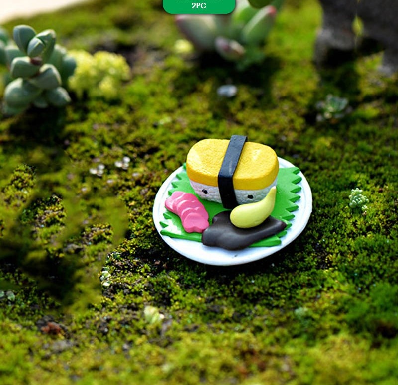 Sushi / Food Miniature- 2 pieces , design - 820