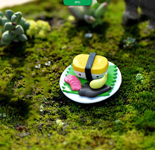 Sushi / Food Miniature- 2 pieces , design - 820