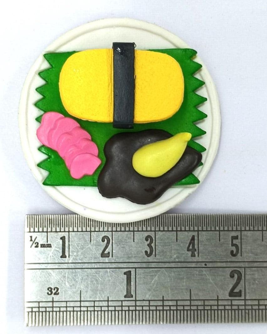 Sushi / Food Miniature- 2 pieces , design - 820