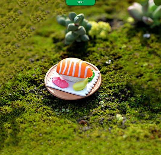 Sushi / Food Miniature- 2 pieces , design - 821