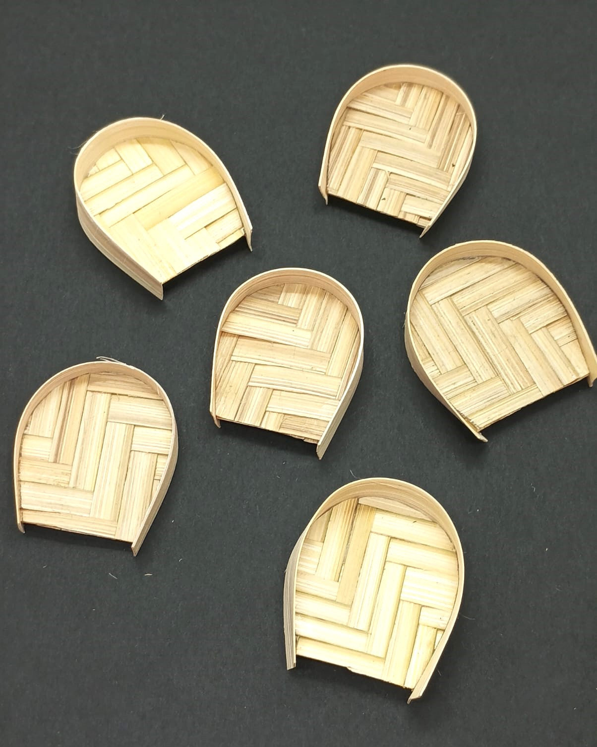Mini Bamboo Basket - 5 pieces