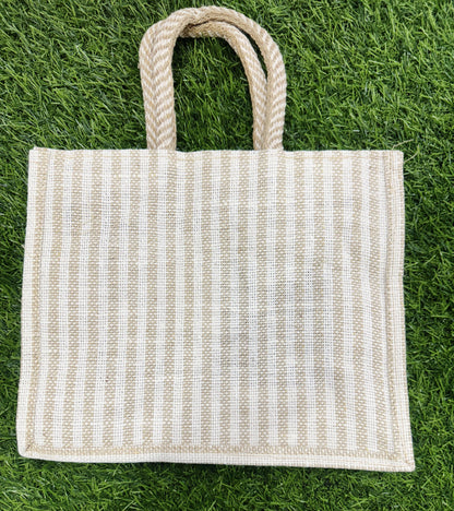 Jute Bag - 12 x10 inch  - 10 Pieces