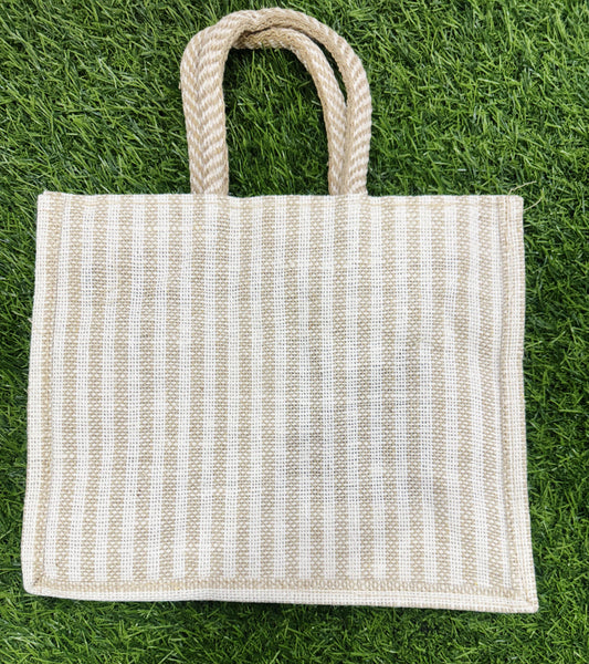 Jute Bag - 12 x10 inch  - 10 Pieces