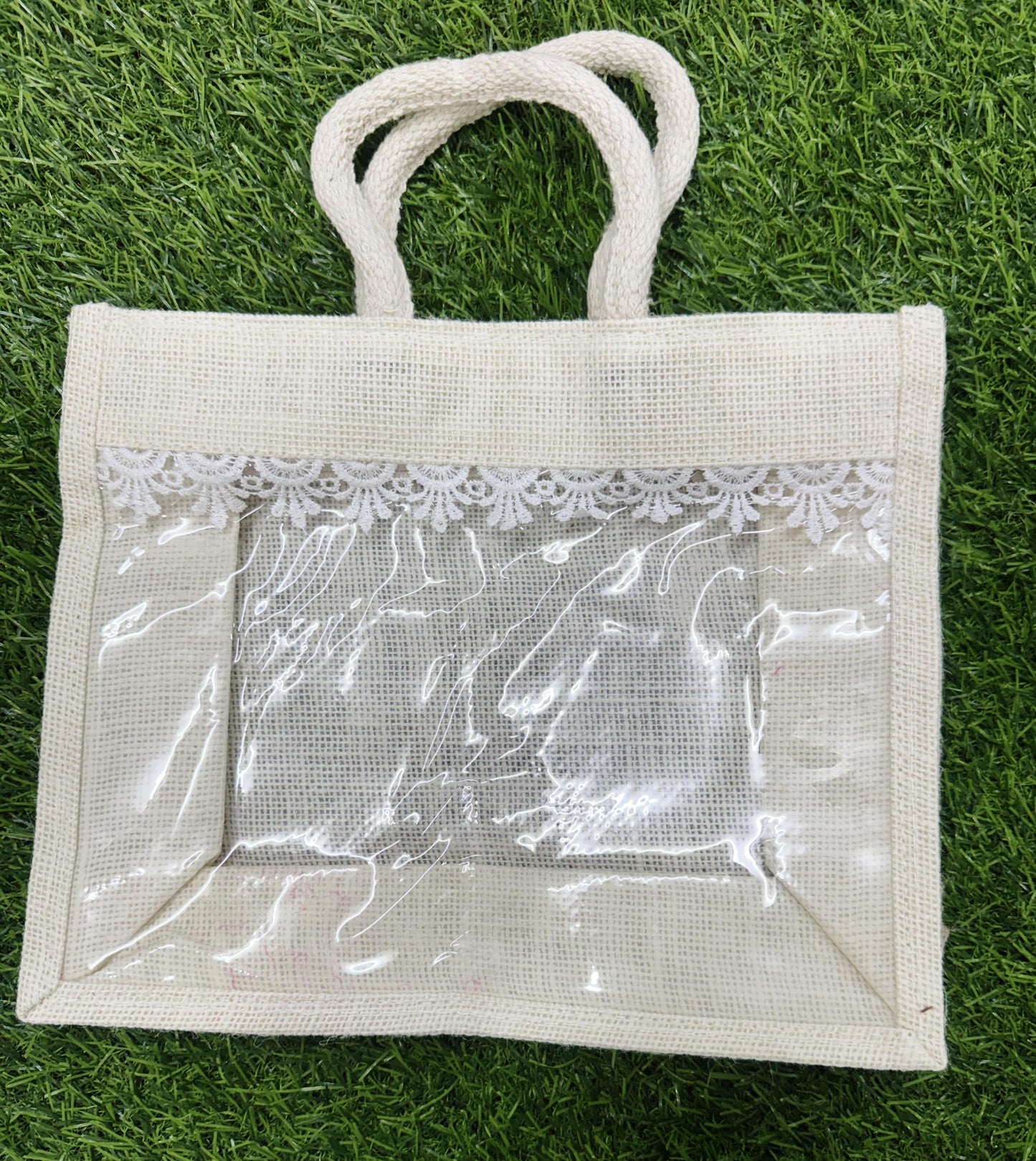 Jute Bag - 12 x10 inch  - 10 Pieces