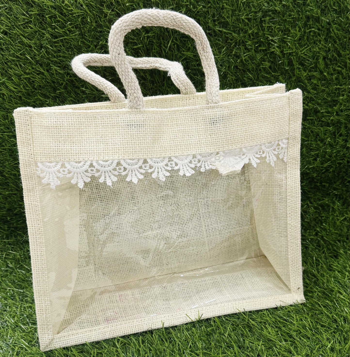 Jute Bag - 12 x10 inch  - 10 Pieces