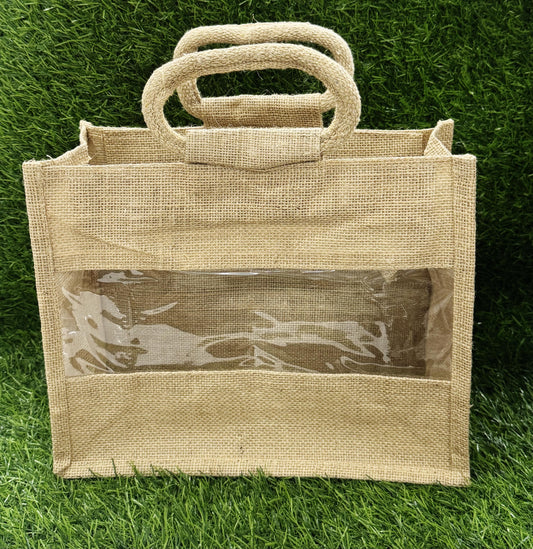 Jute Bag - 12 x10 inch  - 10 Pieces
