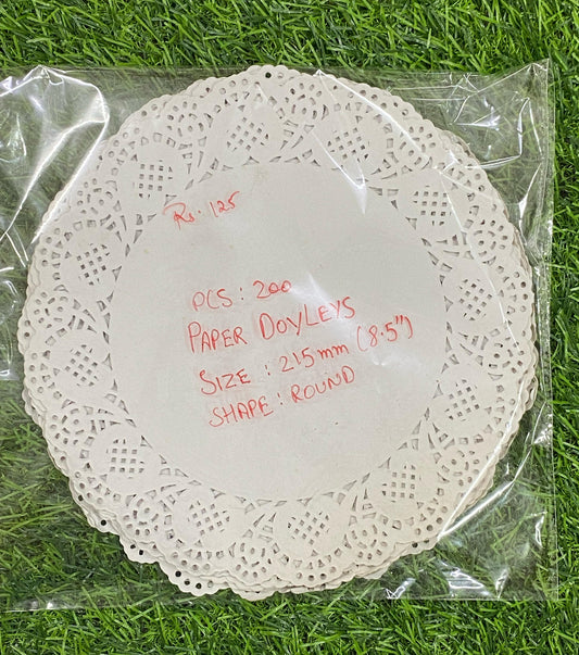Paper Lace Doilies  -8.5 Inch- 1 pack - White