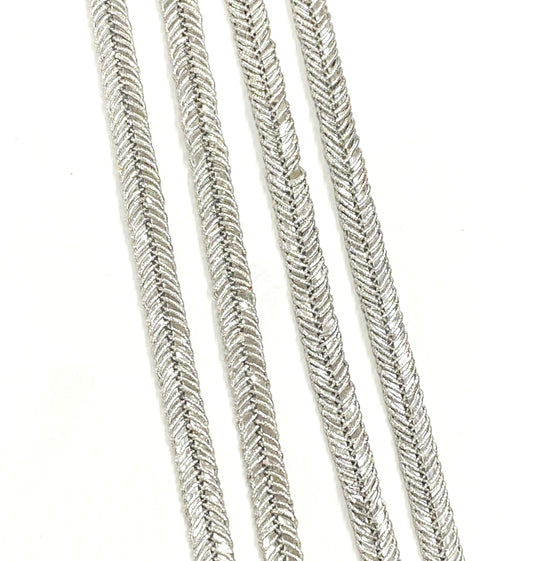 Border Lace – 1 mtr- Silver