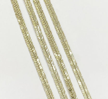 Border Lace – 1 mtr- Light Gold