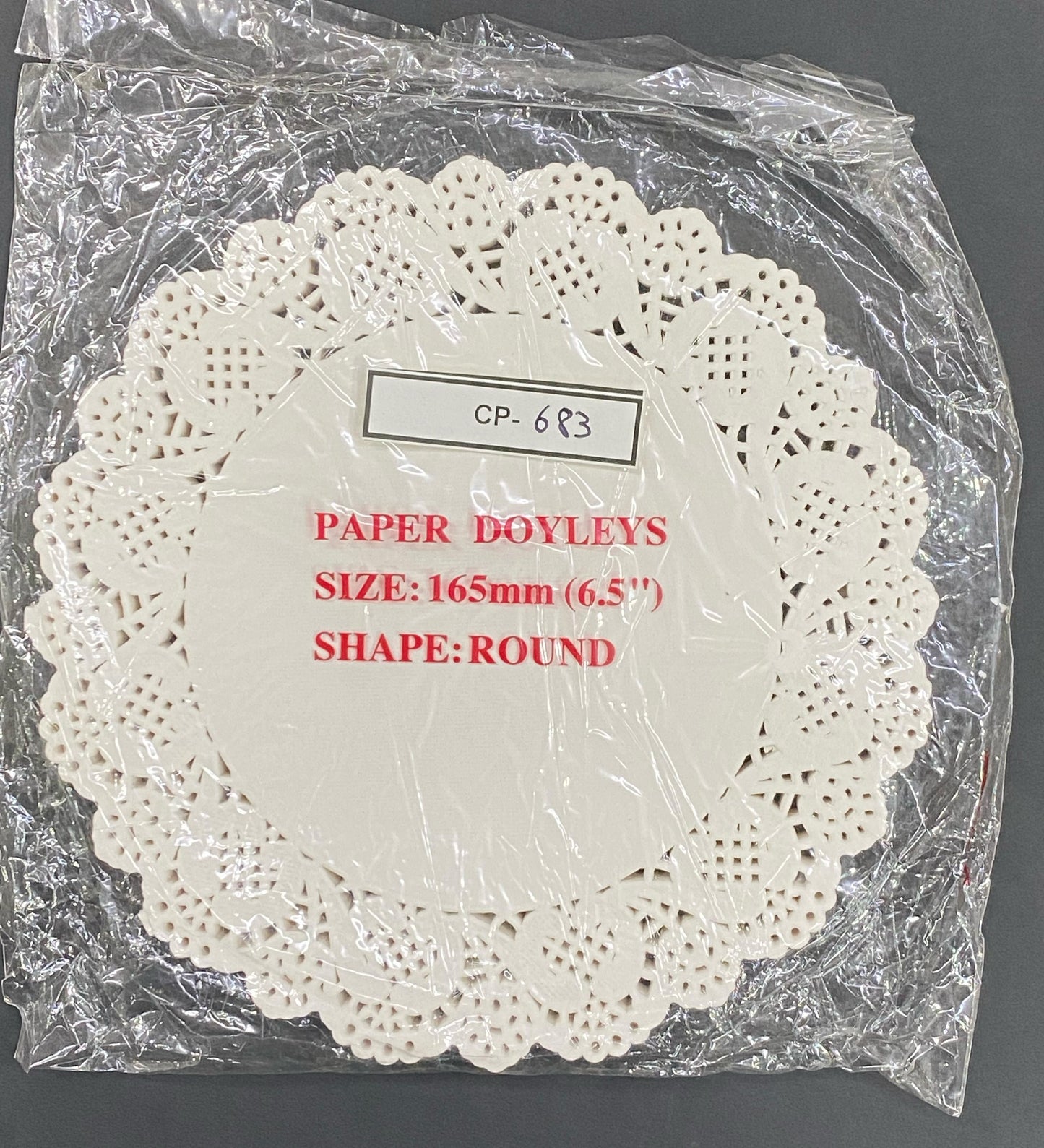 Paper Lace Doilies  -6.5 Inch- White- 1 pack