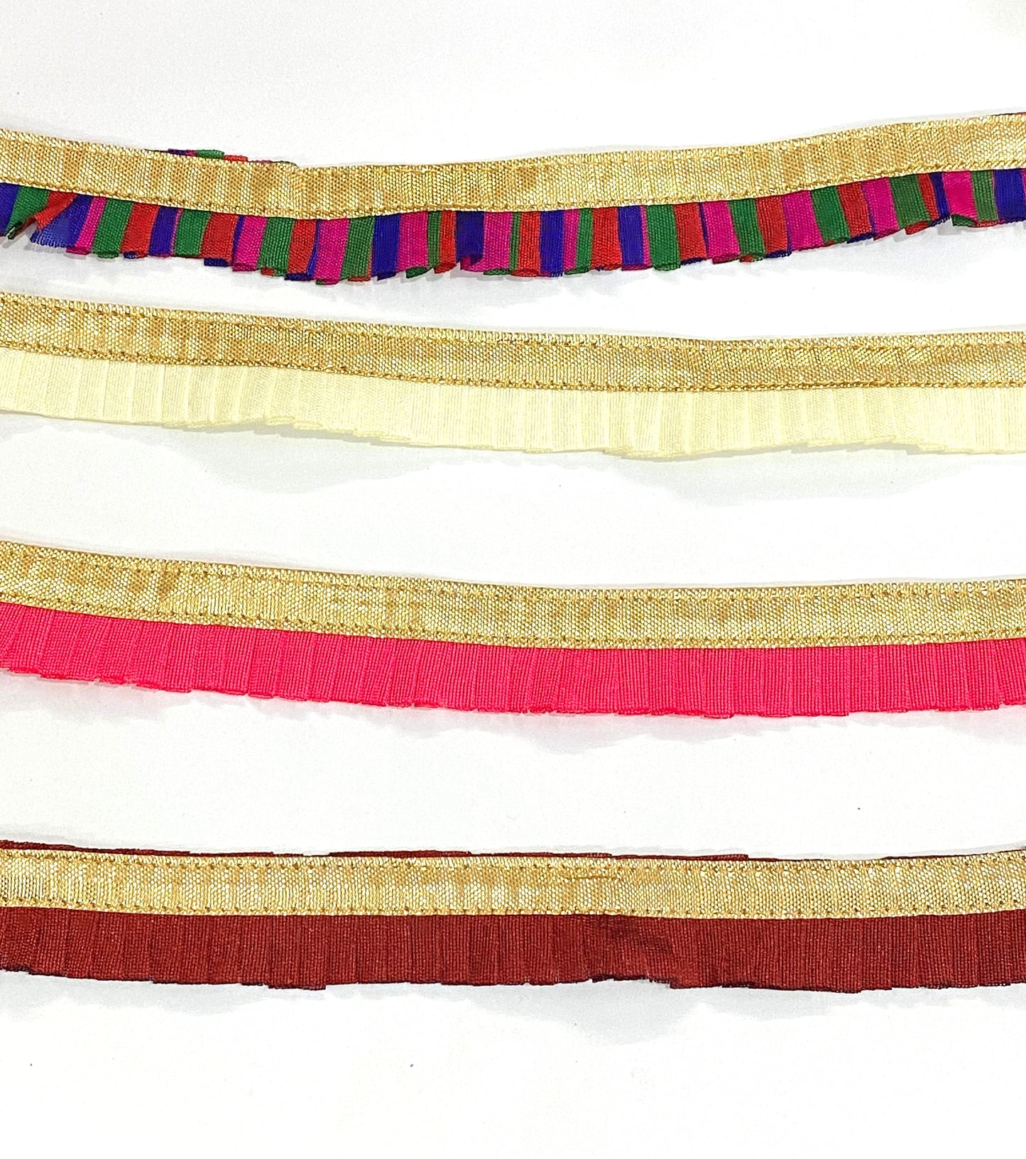 Frill Lace- 1  mtr- Mehroon
