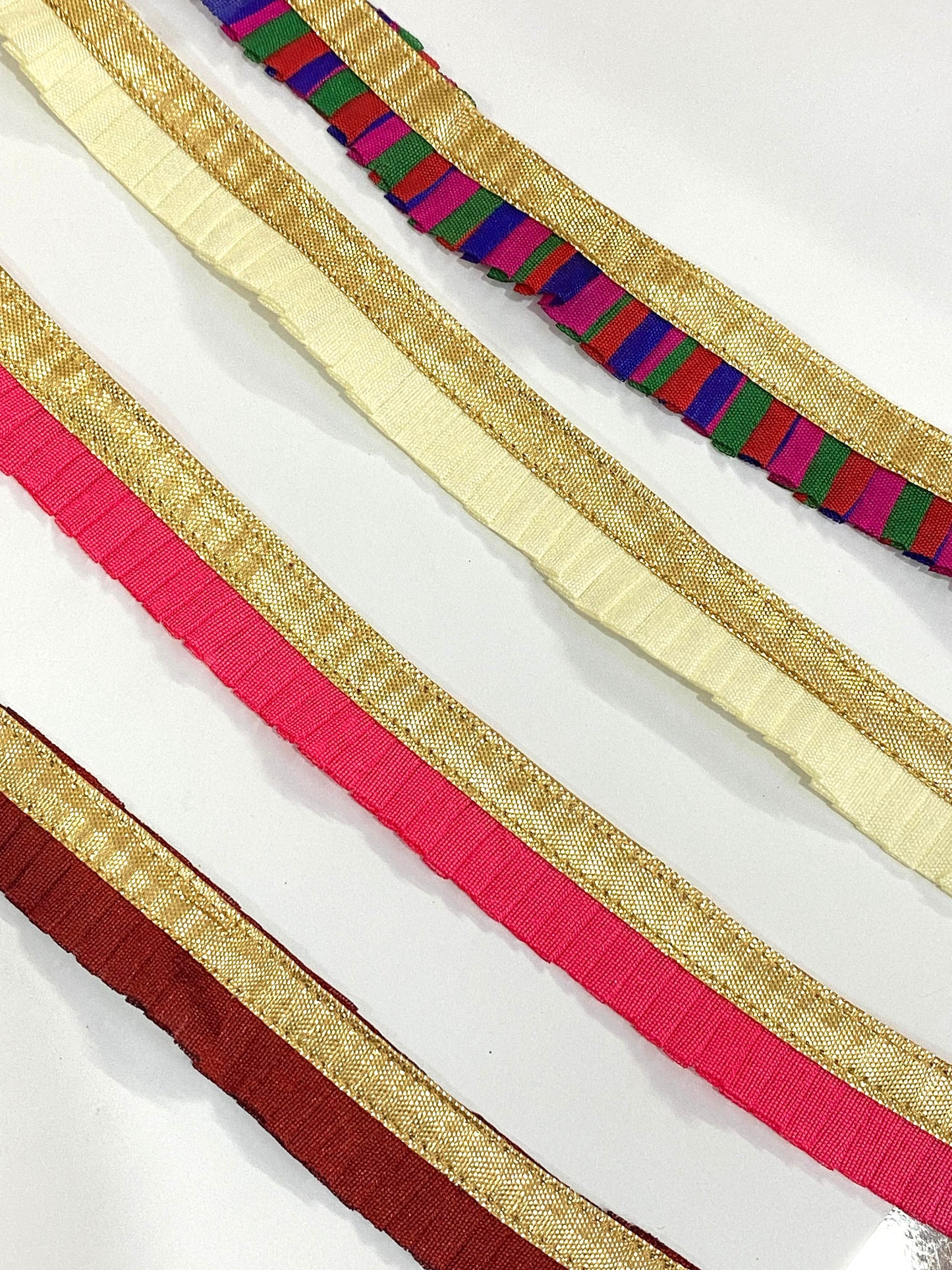 Frill Lace- 1  mtr- Mehroon