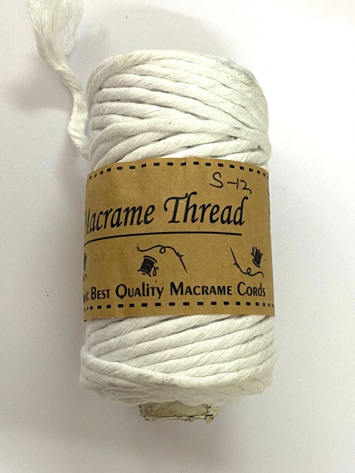 Macrame Thread – 3 Metre, Single S12