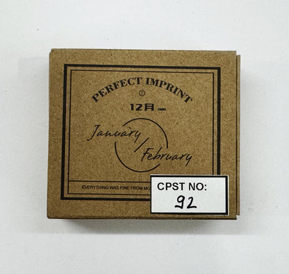 Month Wooden stamp – design- 92