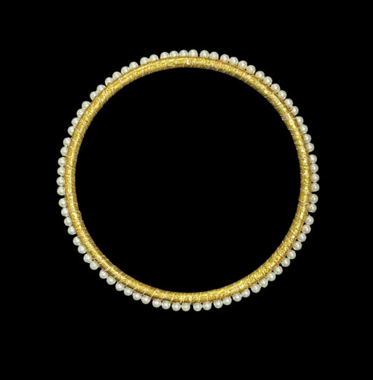 Pearl Gotta Patti Ring 6 inch- 10 pieces