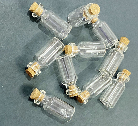 Miniature Glass Bottles, Size: 16 *35 MM