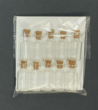 Miniature Glass Bottles, Size: 16 *35 MM