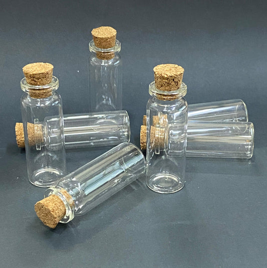 Glass Bottles-  6 cm - 5 Bottles
