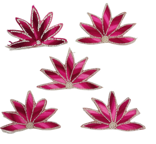 Lotus Flower Patch- 5 pieces, Design -12