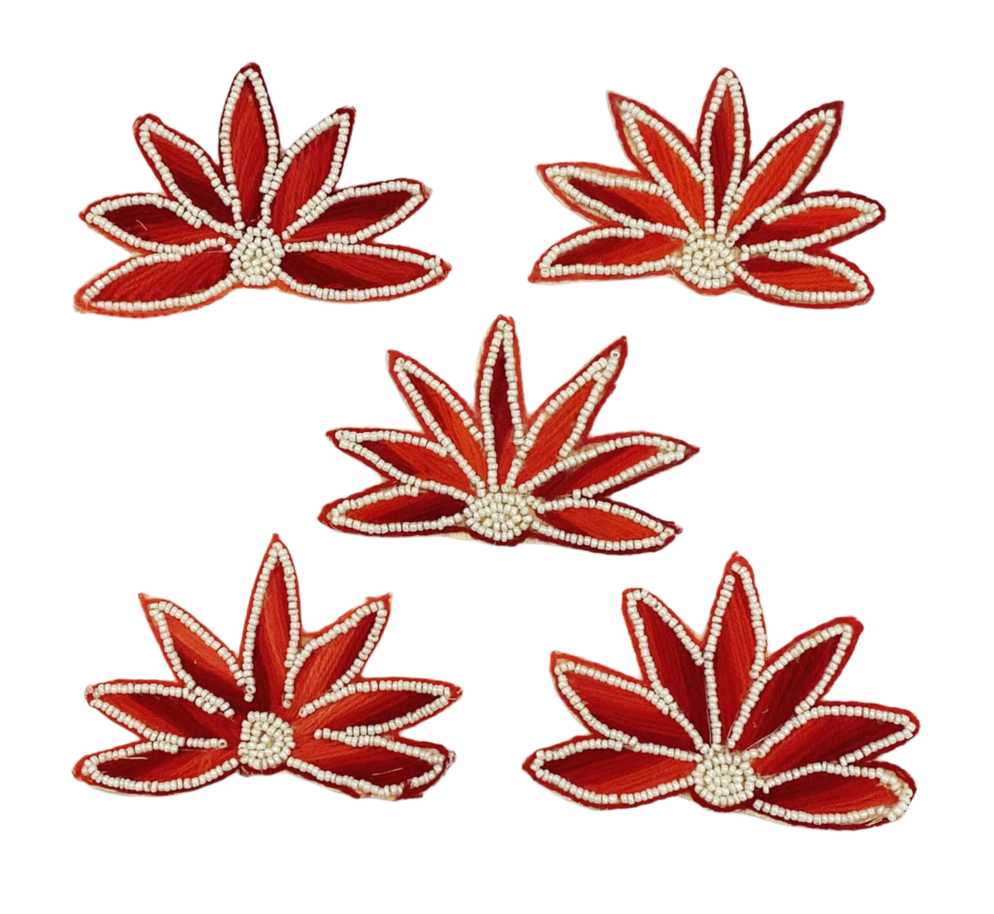 Lotus Flower Patch- 5 pieces, Design -13
