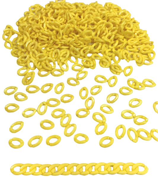 Acrylic Chain – Yellow