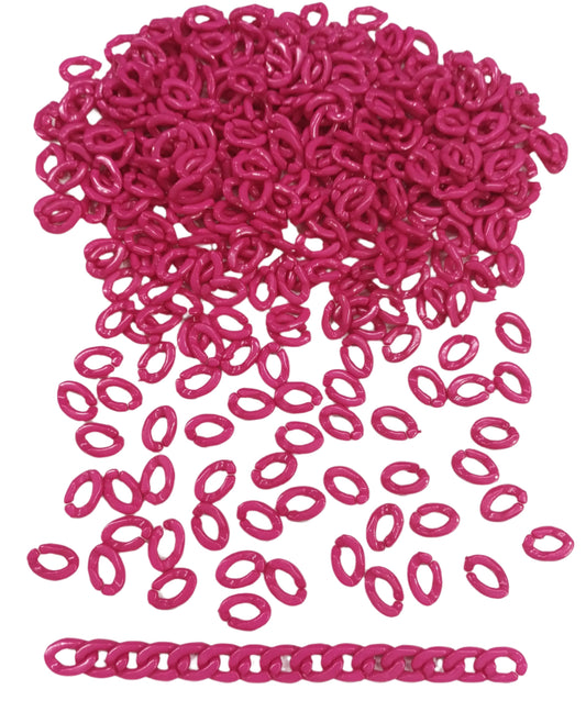 Acrylic Chain – Dark Pink