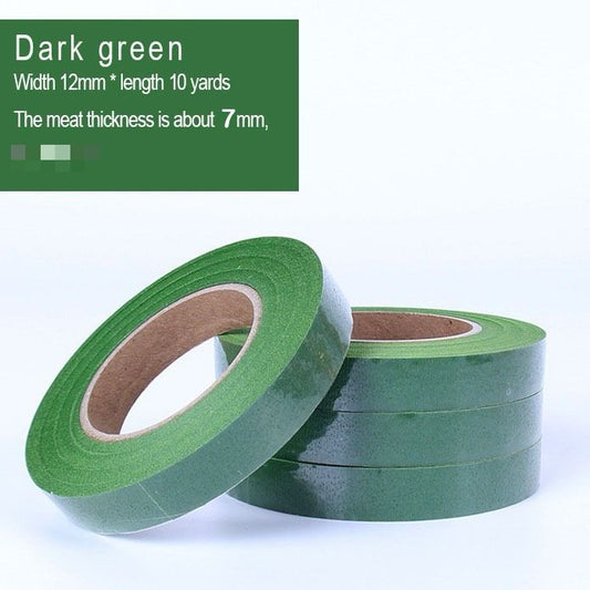 Floral Tape - Dark Green - 12 pieces