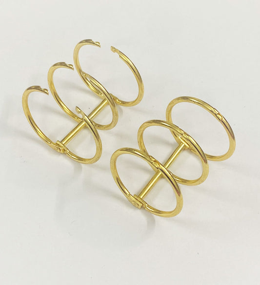 Binder Ring Gold – Size : 30mm- 2 pieces