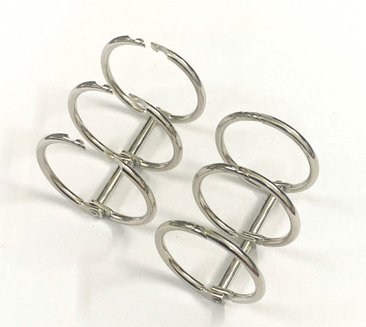 Binder Ring Silver – Size : 25mm- 2 pieces
