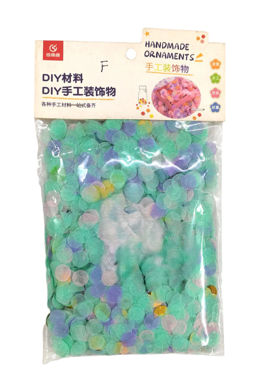 Light Blue Colour Paper Handmade Ornaments or Confetti