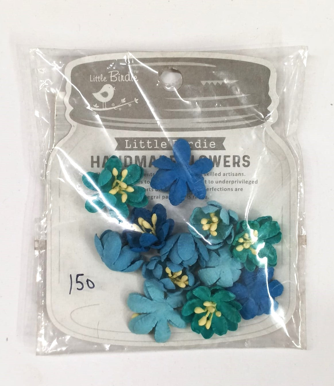 Paper flower - Elvina Aqua