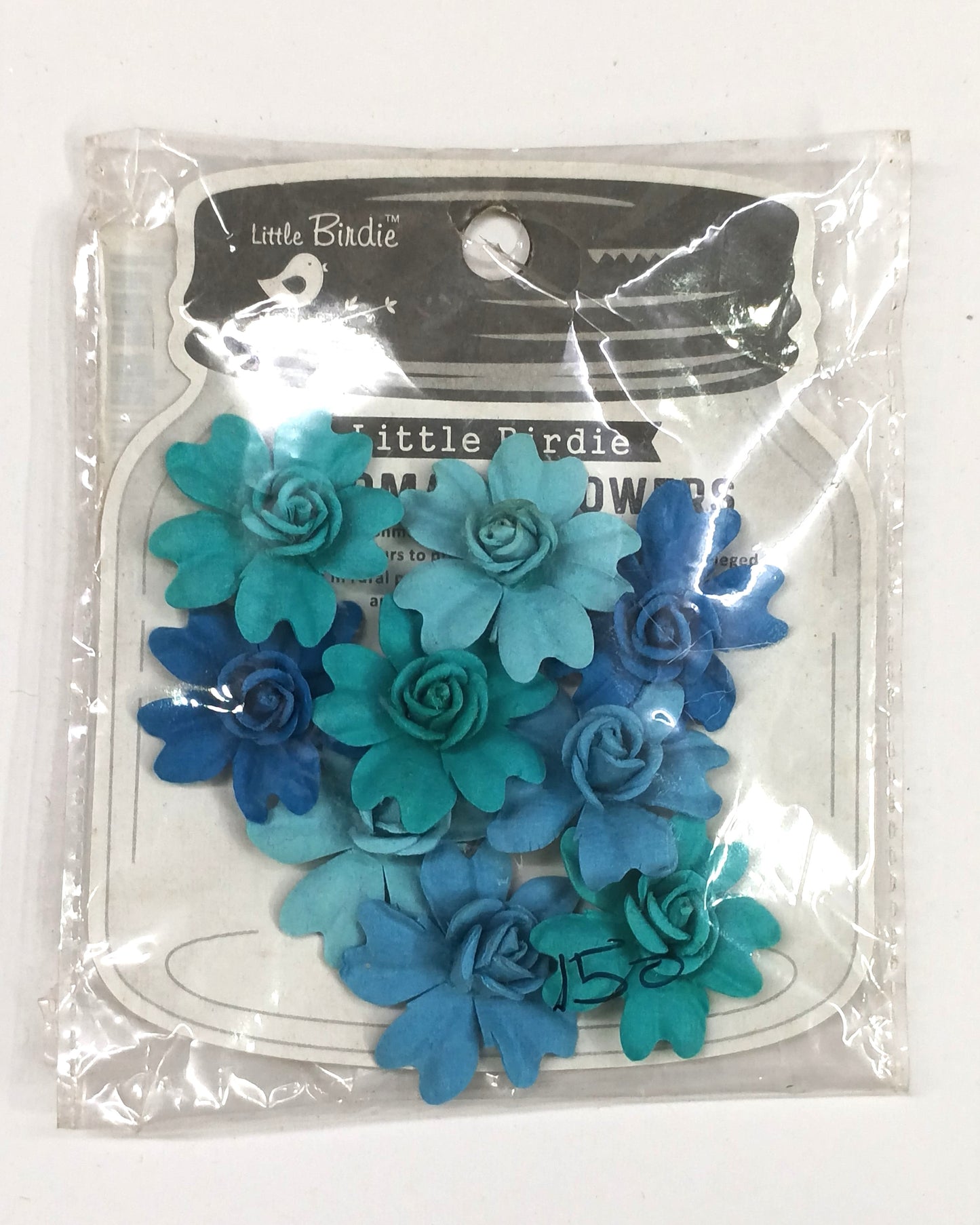 Handmade Paper Flower - Corolia Aqua