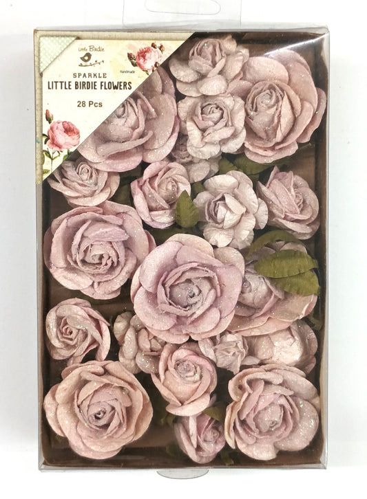Handmade Paper Flower - Fiona Orchid - 20 Piece