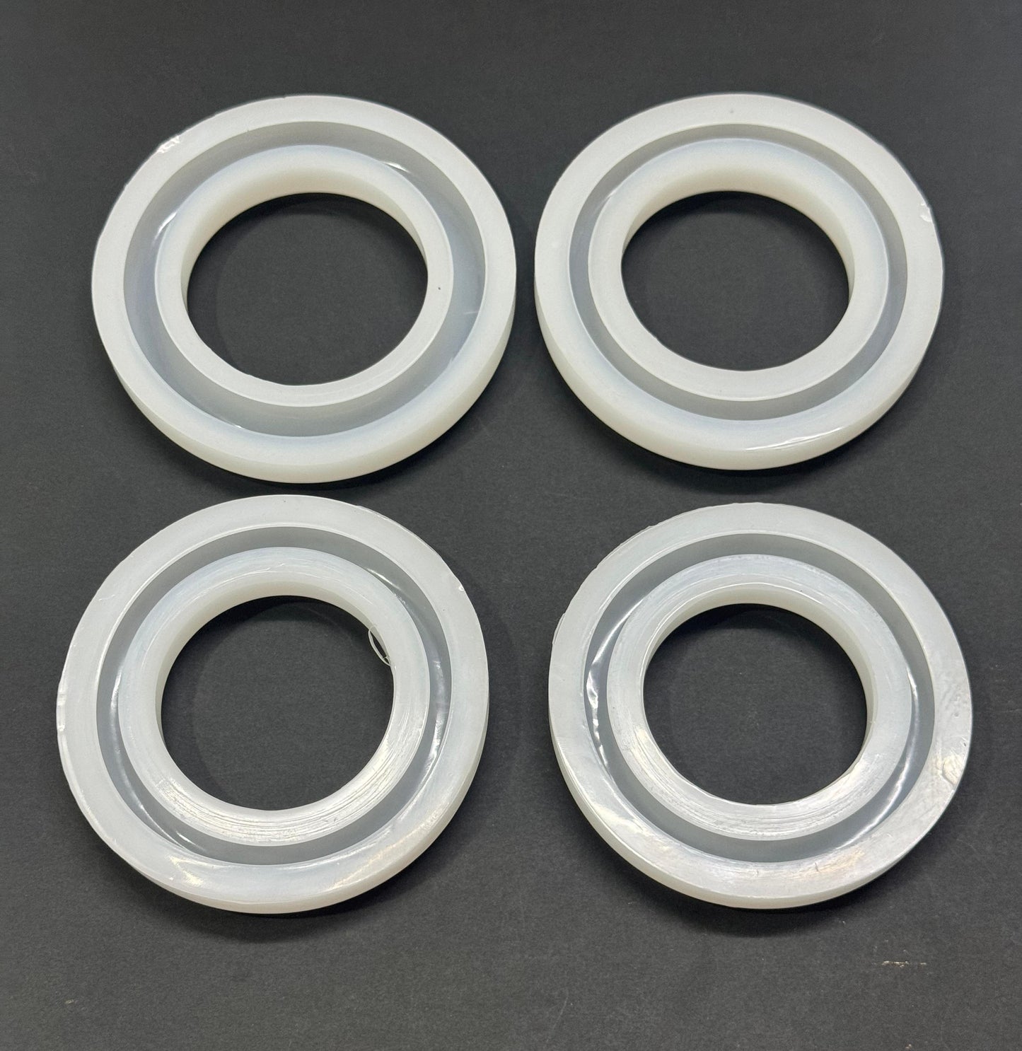 Resin Bangle Bracelet Mold (Set of 4PCS)- 15 mm , Design - 498