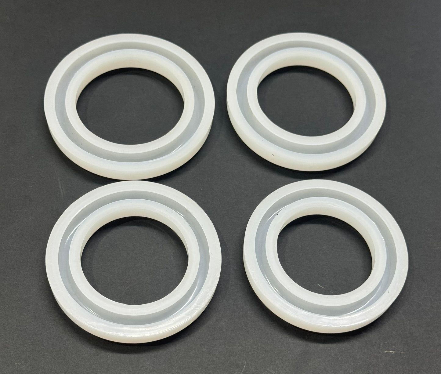 Resin Bangle Bracelet Mold (Set of 4PCS)- 10 mm , Design - 499