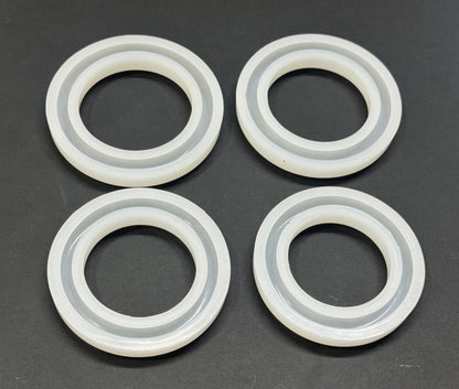 Resin Bangle Bracelet Mold (Set of 4PCS)- 10 mm , Design - 499