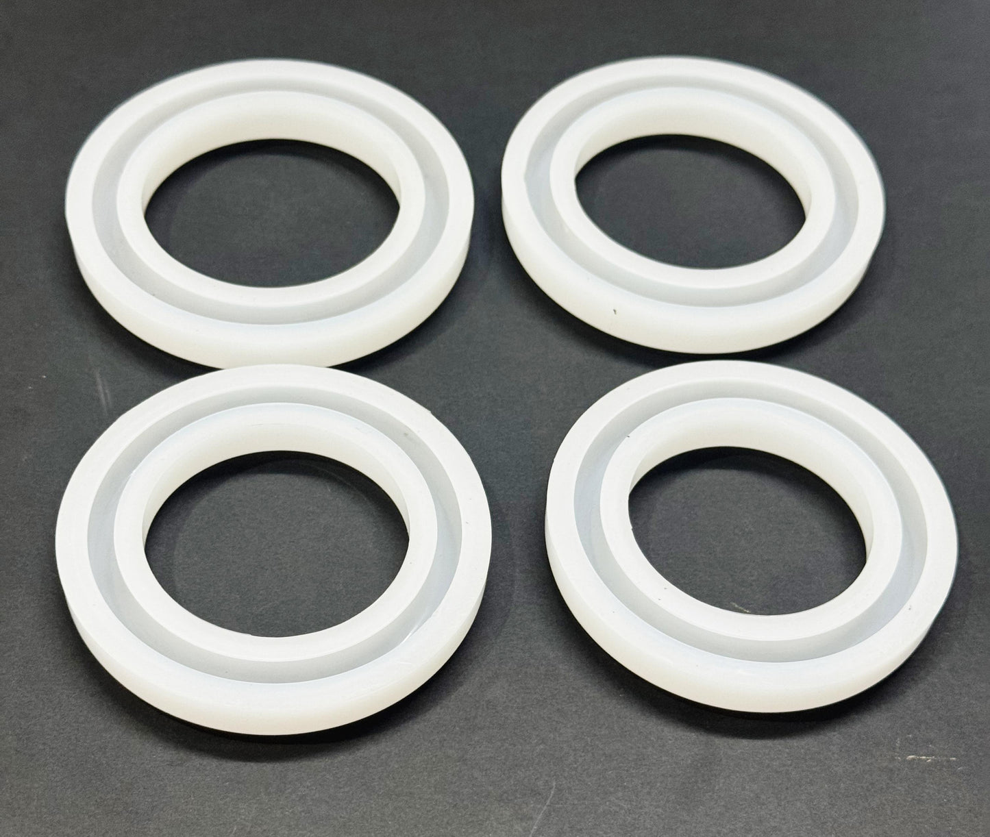Resin Bangle Bracelet Mold (Set of 4PCS)- 10 mm , Design - 499