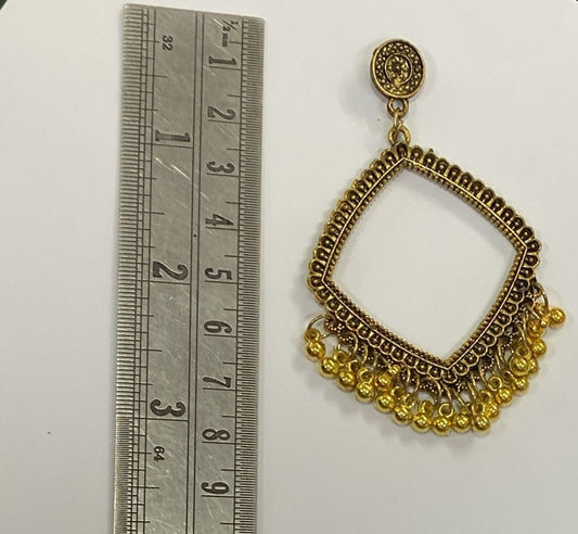 Earring Bezel -2 pieces, Design – 15