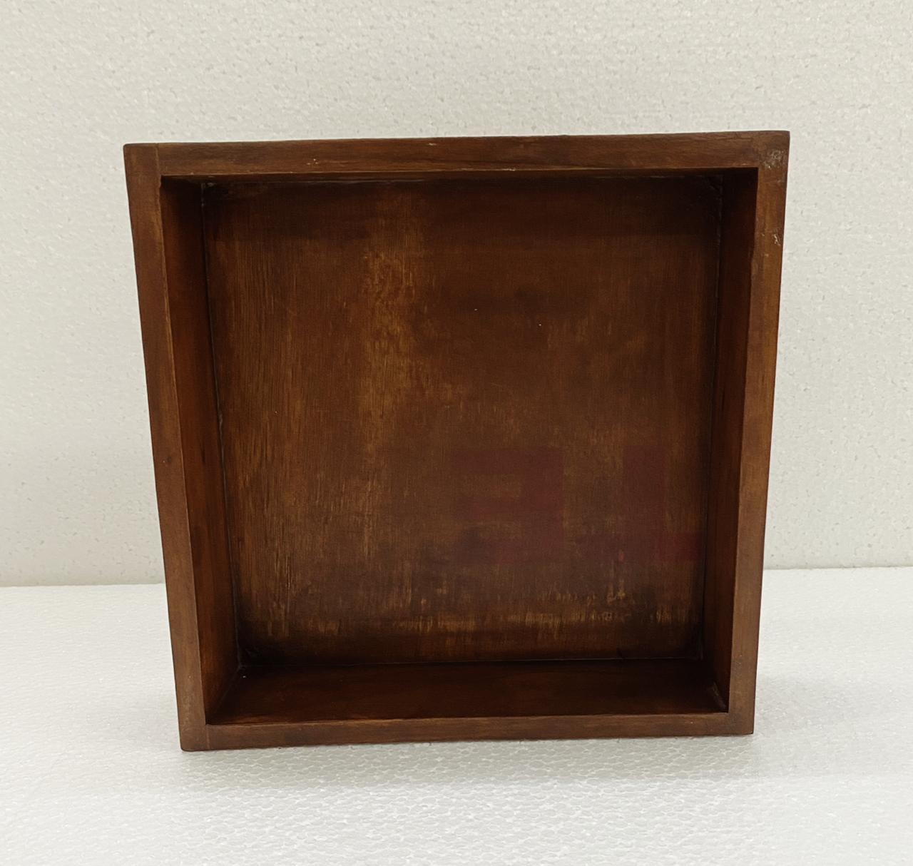 Teak Wood Frame 8x8 inch