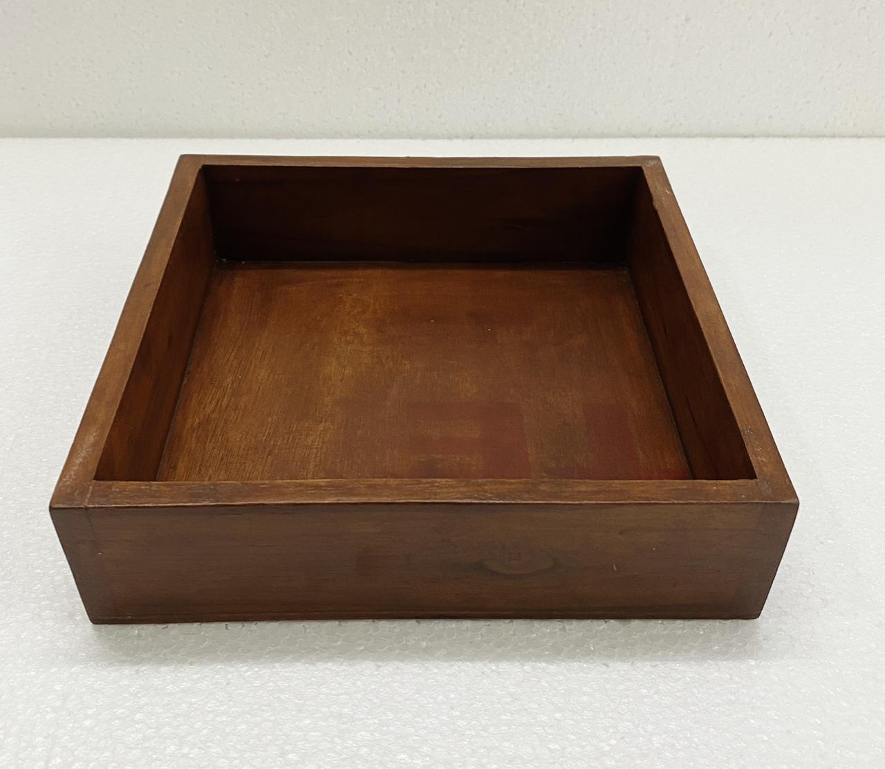 Teak Wood Frame 8x8 inch